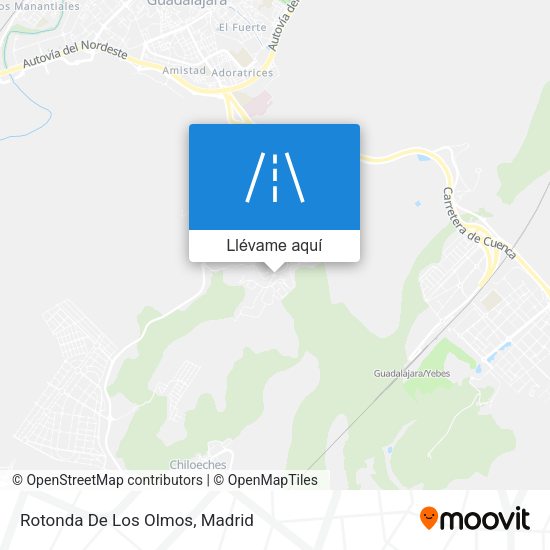 Mapa Rotonda De Los Olmos
