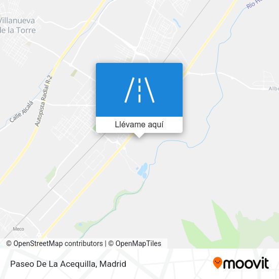 Mapa Paseo De La Acequilla