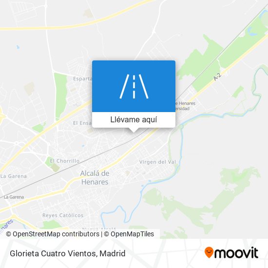 Mapa Glorieta Cuatro Vientos