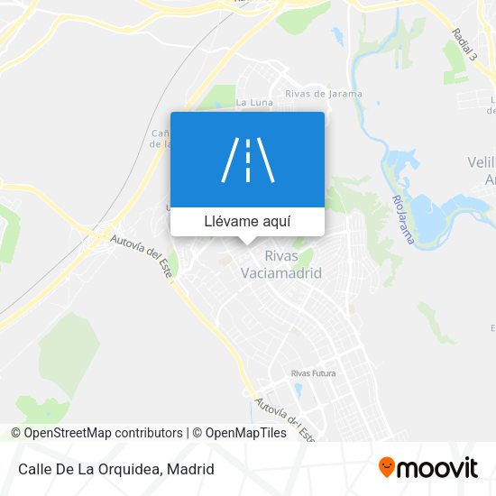 Mapa Calle De La Orquidea