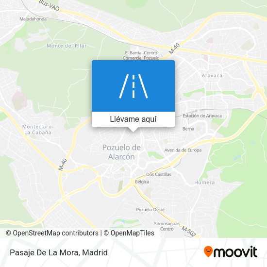 Mapa Pasaje De La Mora