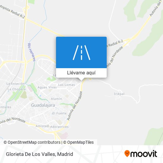 Mapa Glorieta De Los Valles