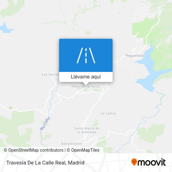 Mapa Travesía De La Calle Real