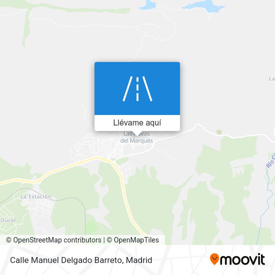 Mapa Calle Manuel Delgado Barreto