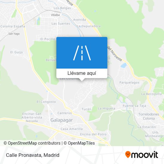 Mapa Calle Pronavata