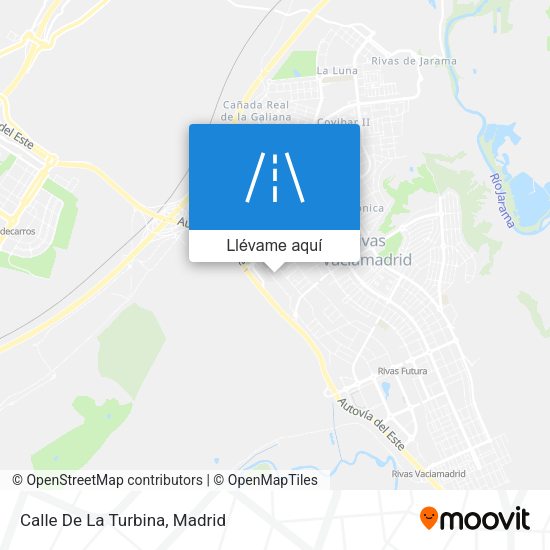 Mapa Calle De La Turbina