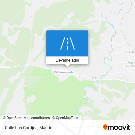 Mapa Calle Los Cortijos