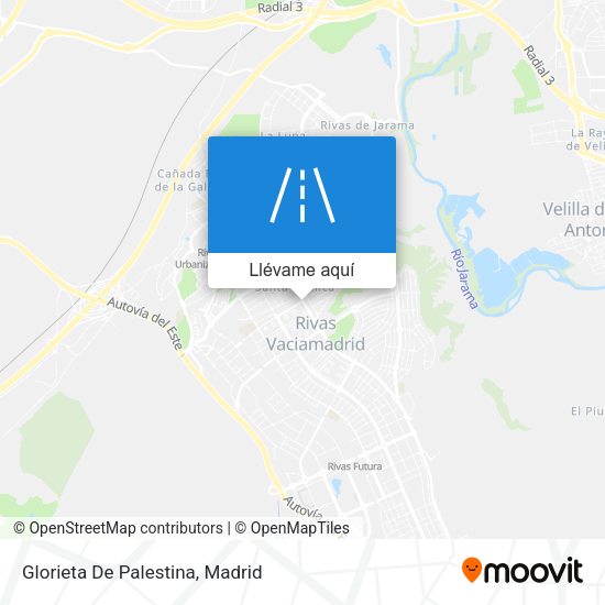 Mapa Glorieta De Palestina