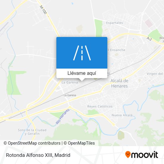 Mapa Rotonda Alfonso XIII