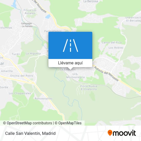 Mapa Calle San Valentín