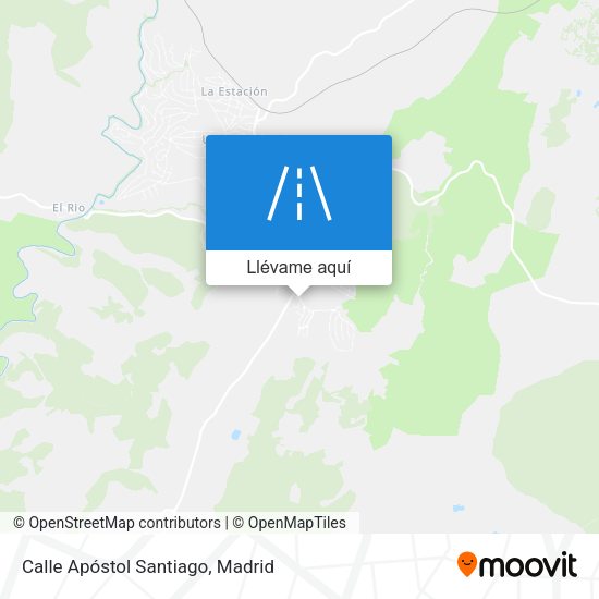 Mapa Calle Apóstol Santiago