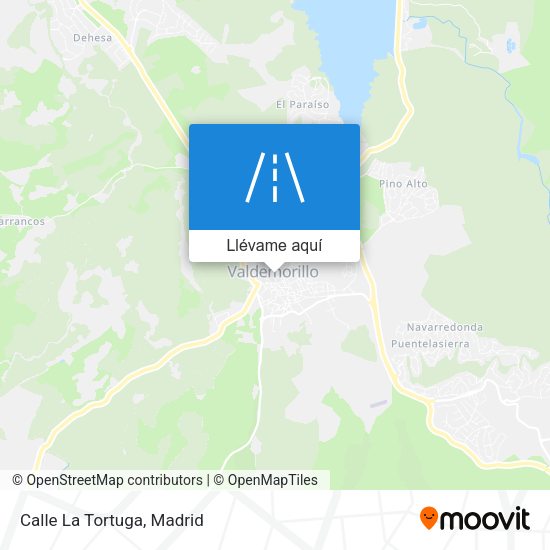 Mapa Calle La Tortuga