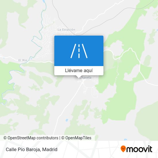 Mapa Calle Pío Baroja