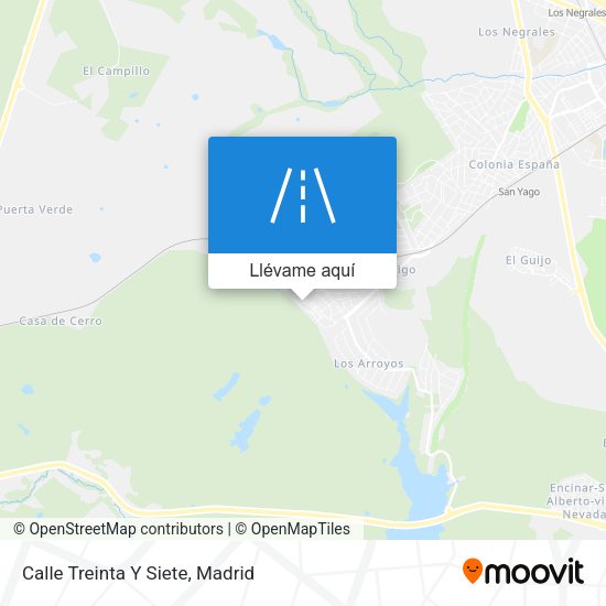 Mapa Calle Treinta Y Siete