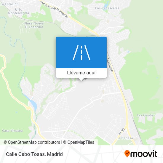 Mapa Calle Cabo Tosas
