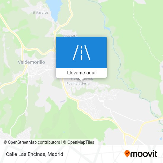 Mapa Calle Las Encinas