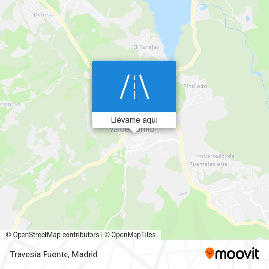 Mapa Travesía Fuente