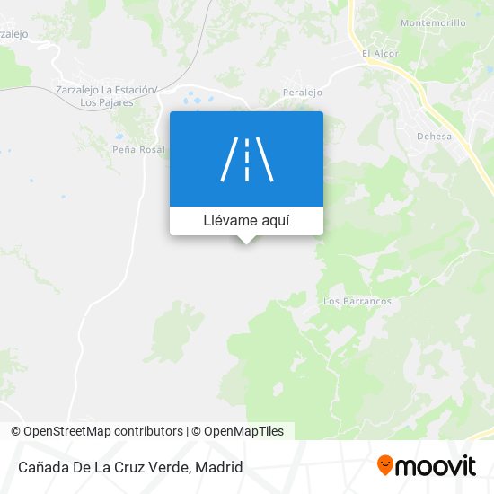 Mapa Cañada De La Cruz Verde