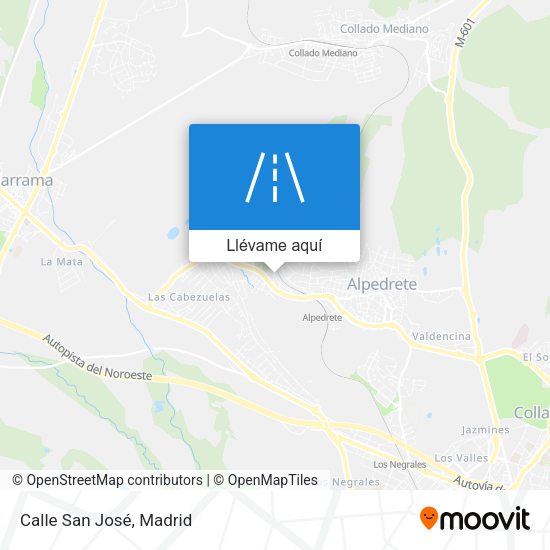 Mapa Calle San José