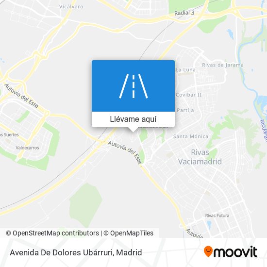 Mapa Avenida De Dolores Ubárruri