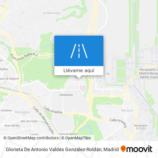 Mapa Glorieta De Antonio Valdés González-Roldán