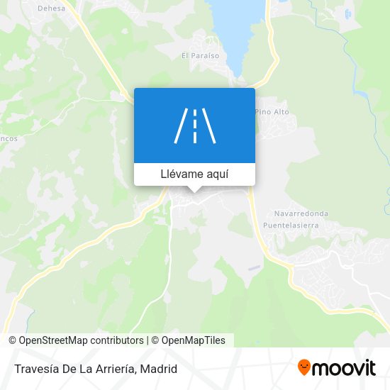Mapa Travesía De La Arriería