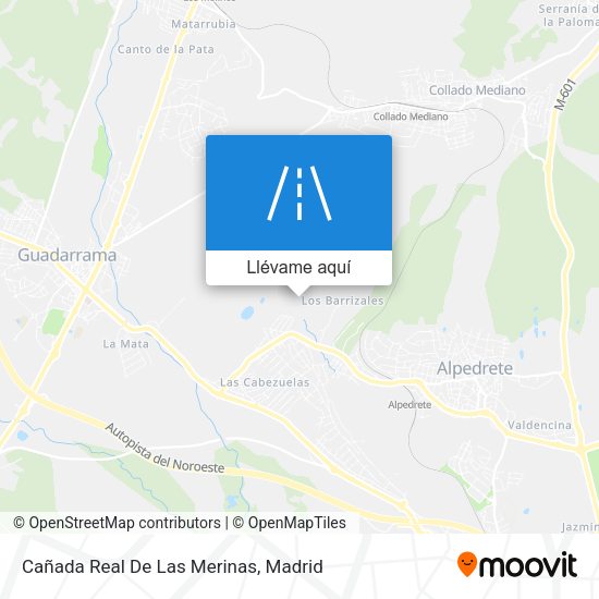 Mapa Cañada Real De Las Merinas