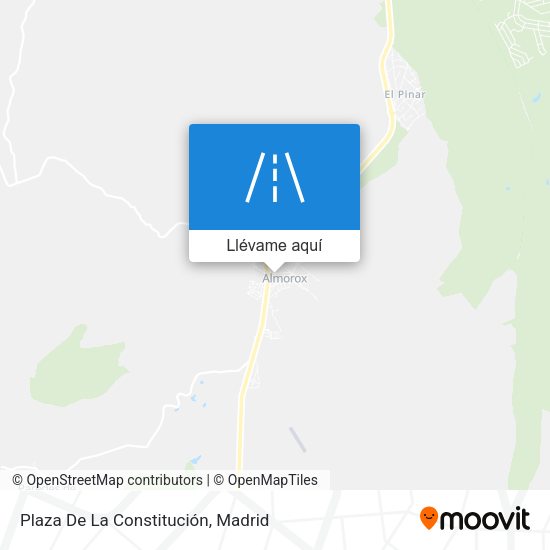 Mapa Plaza De La Constitución