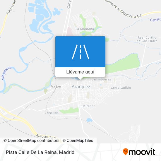 Mapa Pista Calle De La Reina