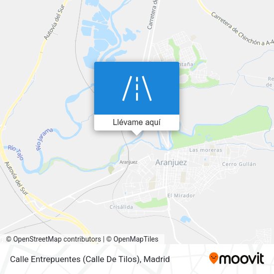 Mapa Calle Entrepuentes (Calle De Tilos)