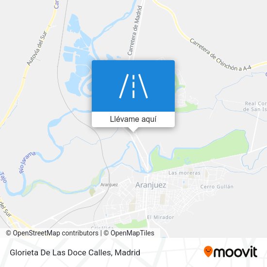 Mapa Glorieta De Las Doce Calles