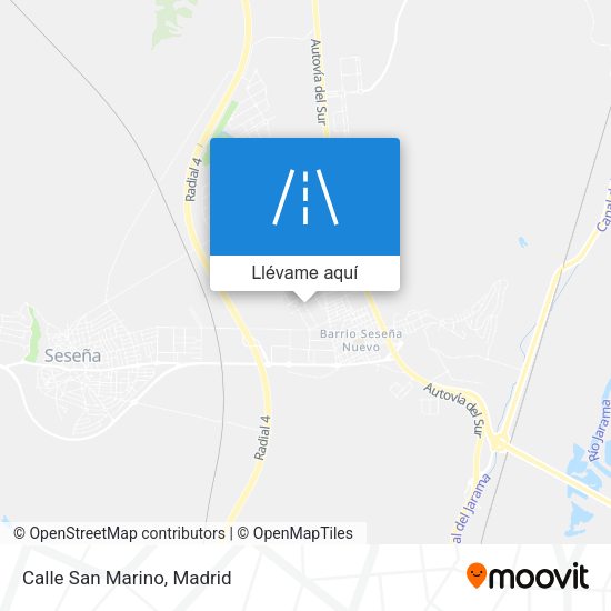Mapa Calle San Marino