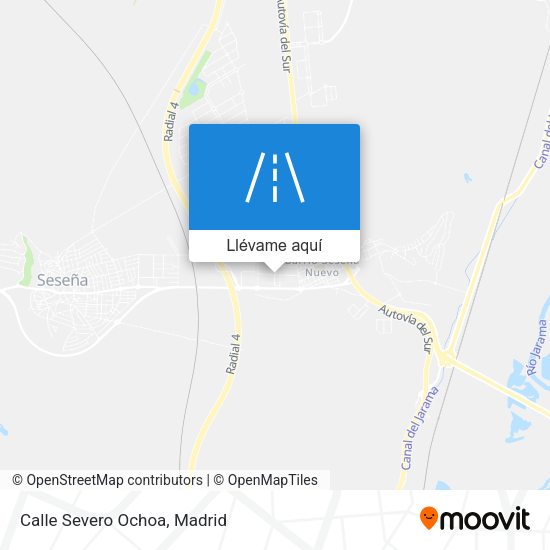 Mapa Calle Severo Ochoa