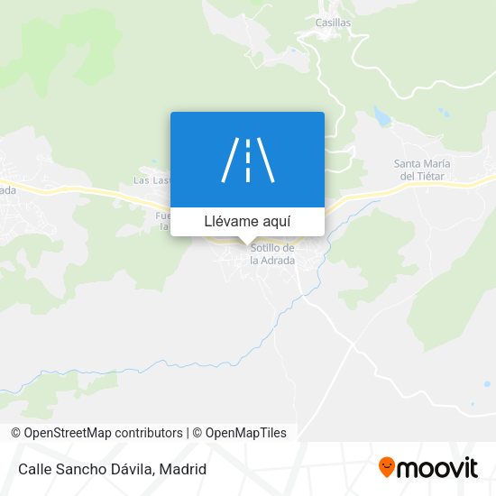 Mapa Calle Sancho Dávila