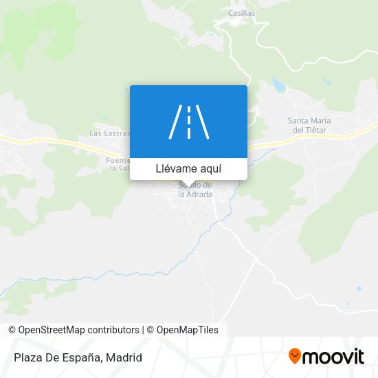 Mapa Plaza De España