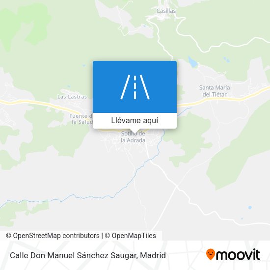 Mapa Calle Don Manuel Sánchez Saugar