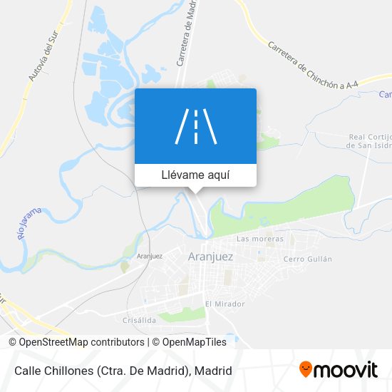 Mapa Calle Chillones (Ctra. De Madrid)
