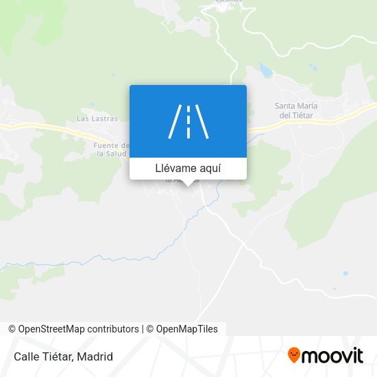 Mapa Calle Tiétar