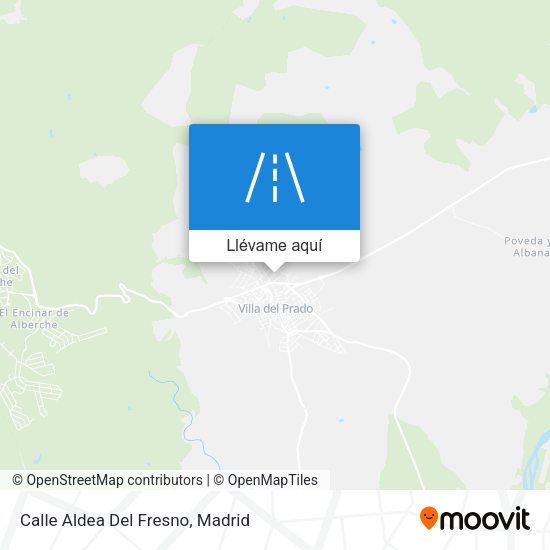 Mapa Calle Aldea Del Fresno