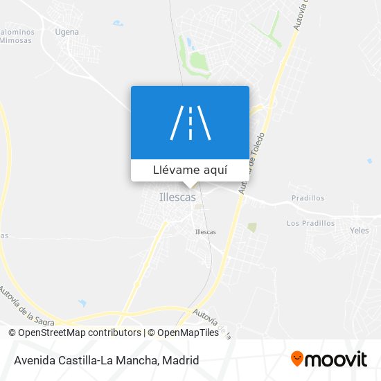 Mapa Avenida Castilla-La Mancha