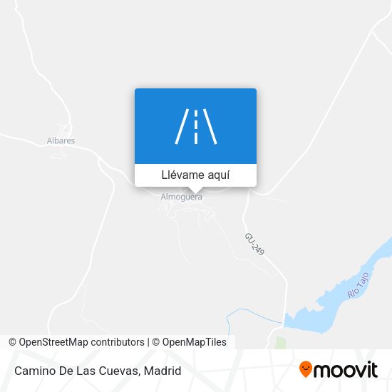 Mapa Camino De Las Cuevas
