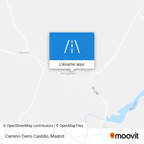 Mapa Camino Cerro Castillo