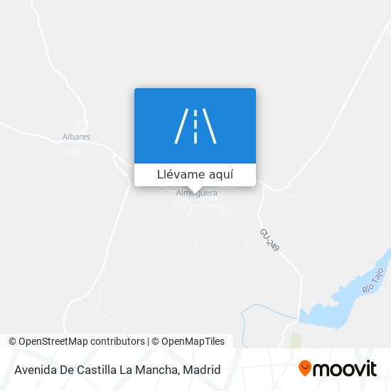 Mapa Avenida De Castilla La Mancha