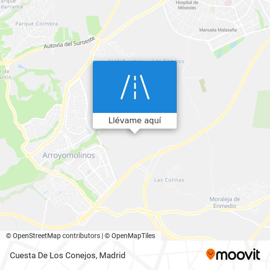 Mapa Cuesta De Los Conejos