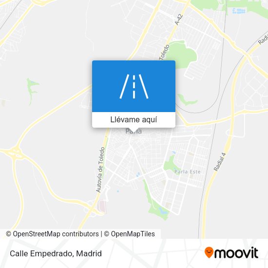 Mapa Calle Empedrado