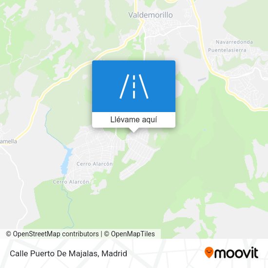 Mapa Calle Puerto De Majalas