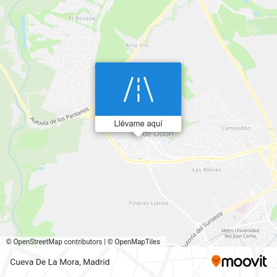Mapa Cueva De La Mora