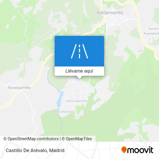 Mapa Castillo De Arévalo