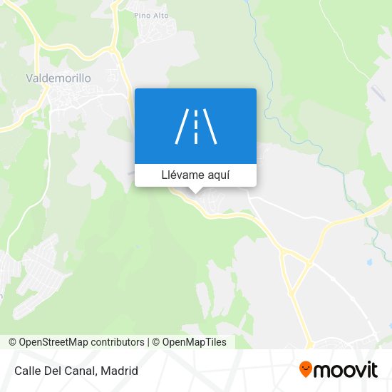 Mapa Calle Del Canal