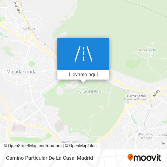 Mapa Camino Particular De La Casa